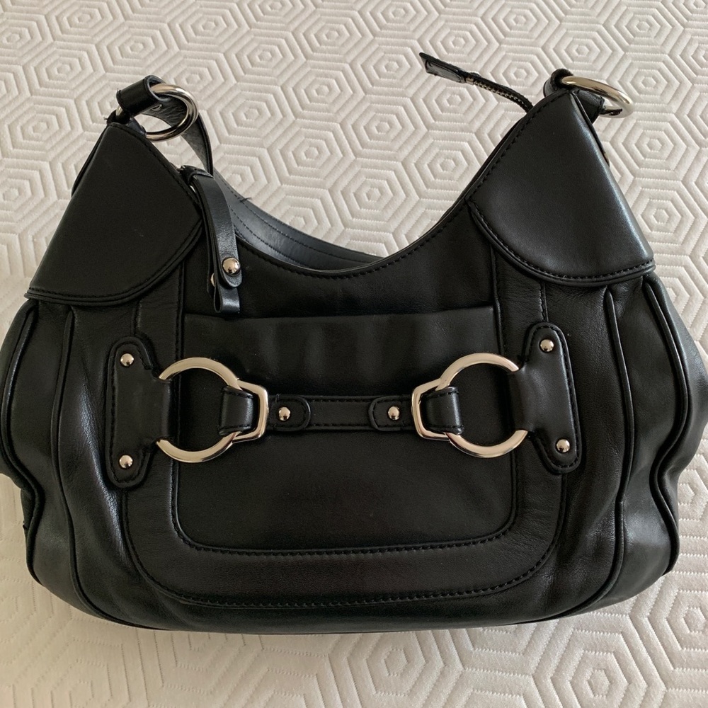 Cole Haan black leather shoulder bag - Picture 3 of 3